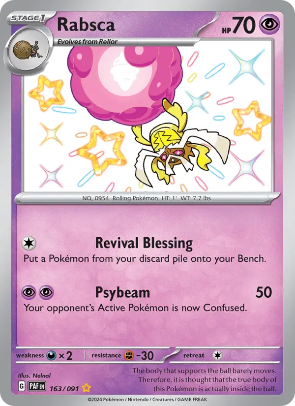 Rabsca — Paldean Fates card #163