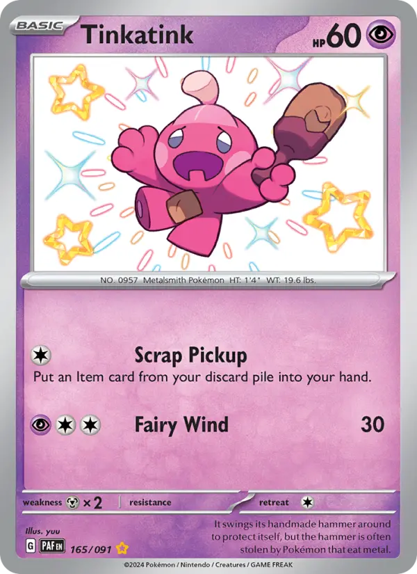 Tinkatink — Paldean Fates card #165