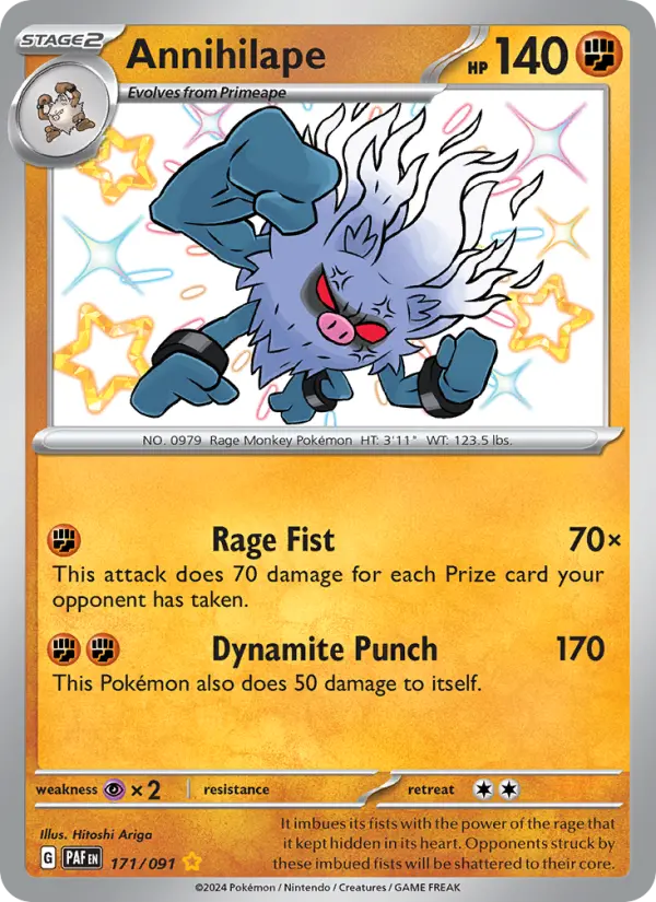 Annihilape — Paldean Fates card #171