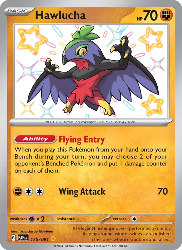 Hawlucha — Paldean Fates card #175