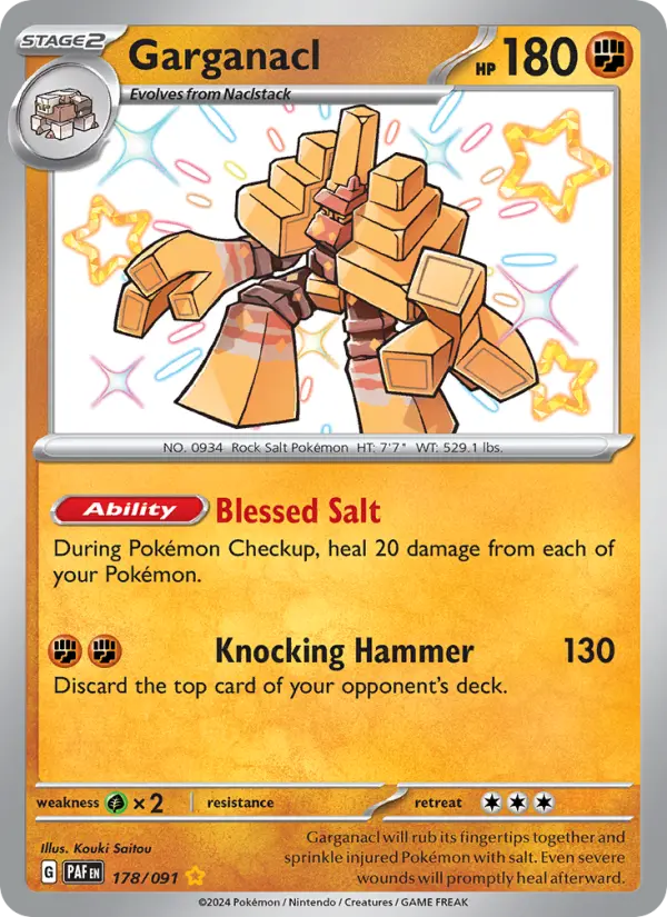 Garganacl — Paldean Fates card #178