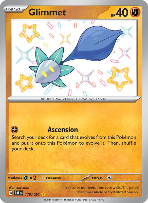 Glimmet — Paldean Fates card #179