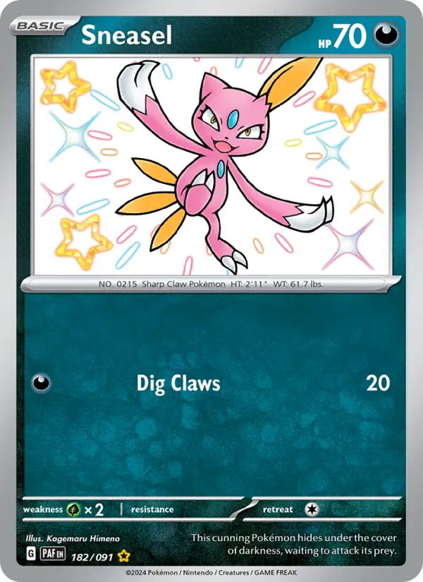 Sneasel — Paldean Fates card #182