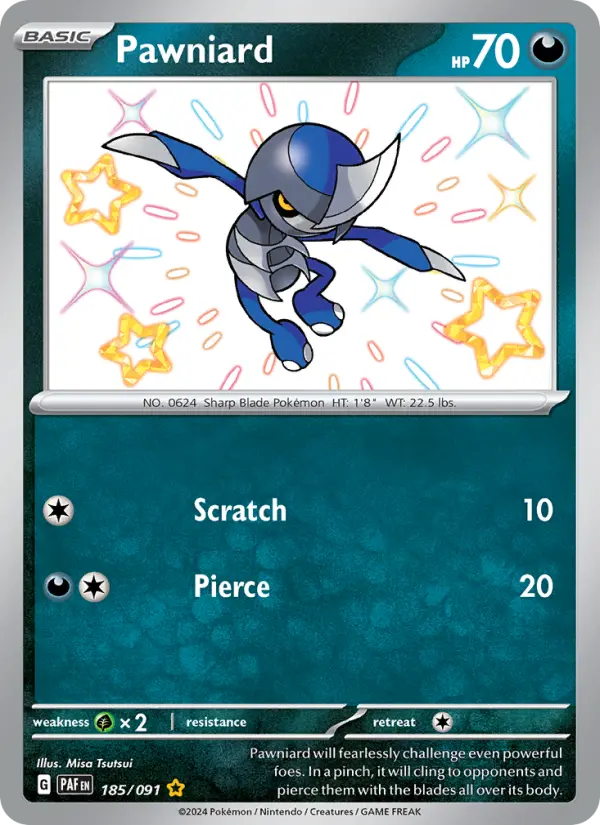 Pawniard — Paldean Fates card #185