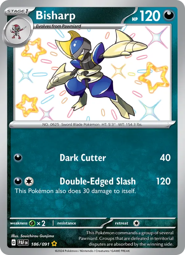 Bisharp — Paldean Fates card #186