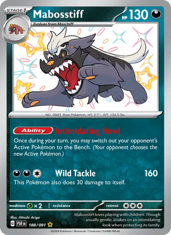 Mabosstiff — Paldean Fates card #188