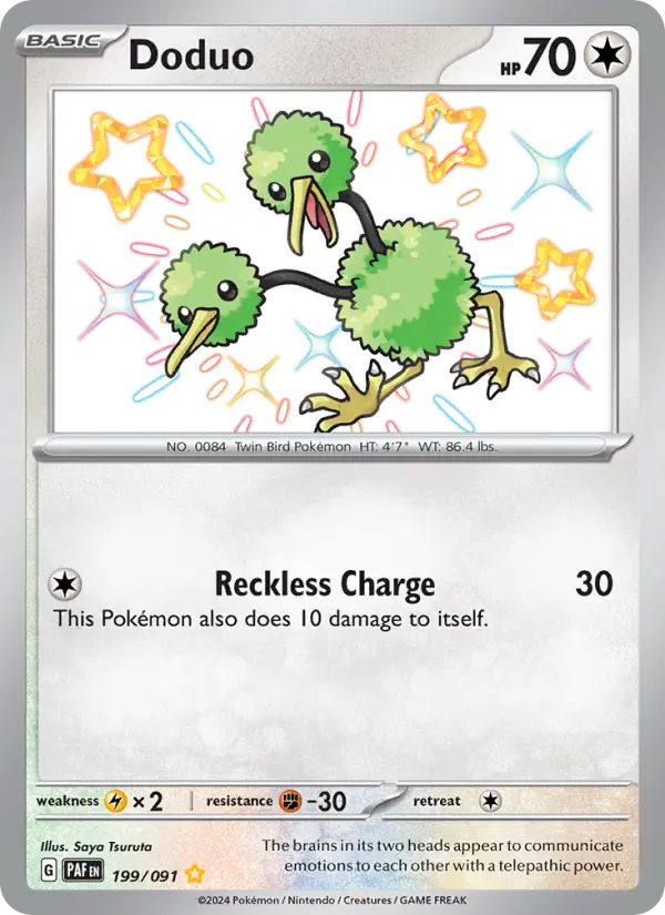 Doduo — Paldean Fates card #199