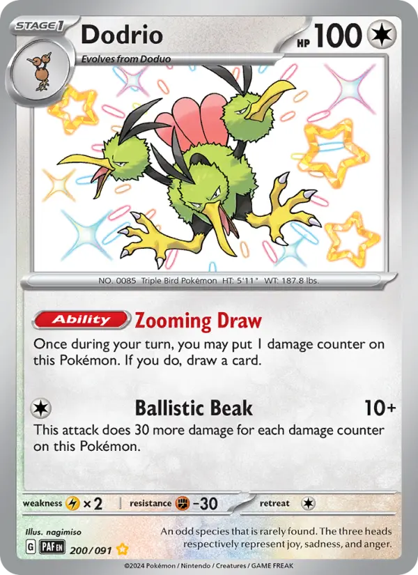 Dodrio — Paldean Fates card #200