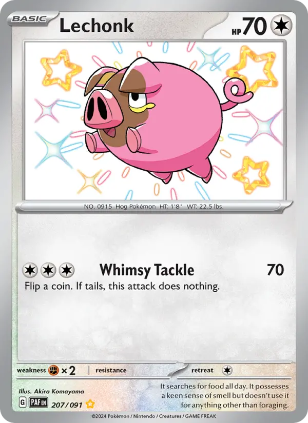 Lechonk — Paldean Fates card #207