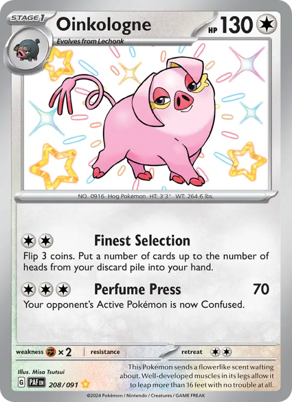 Oinkologne — Paldean Fates card #208