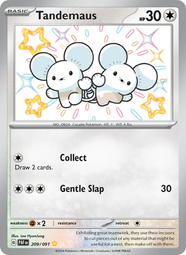 Tandemaus — Paldean Fates card #209