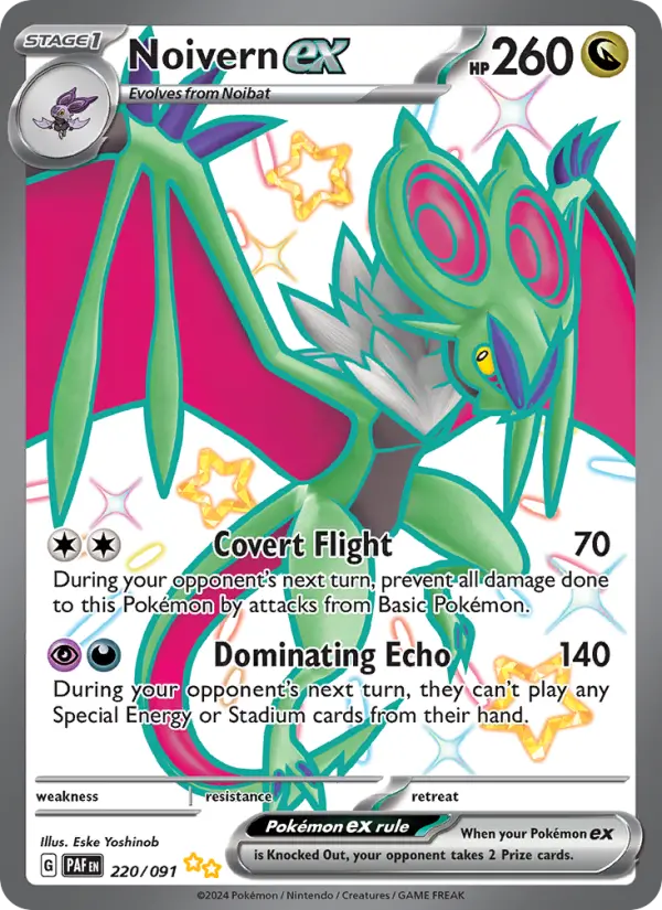 Noivern ex — Paldean Fates card #220