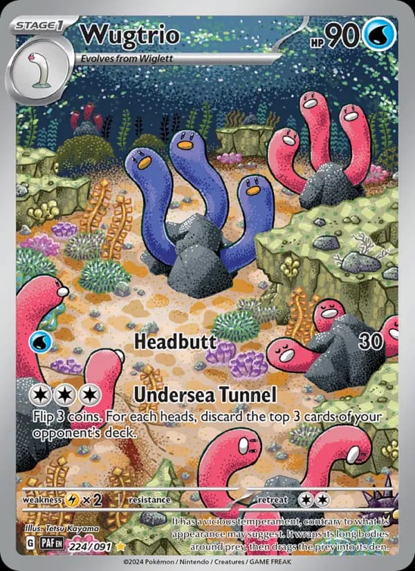 Wugtrio — Paldean Fates card #224