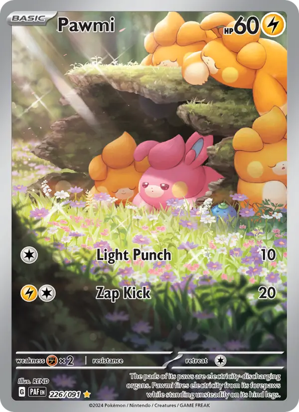 Pawmi — Paldean Fates card #226