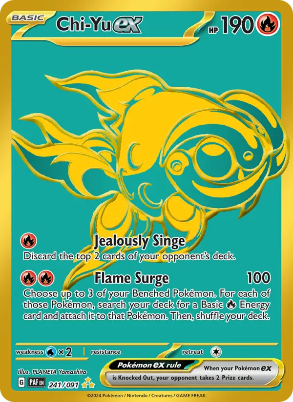 Chi-Yu ex — Paldean Fates card #241