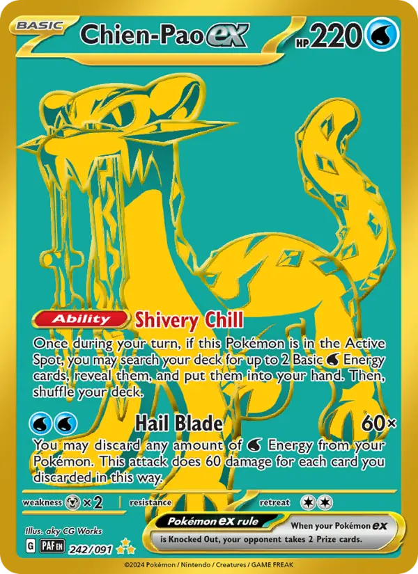 Chien-Pao ex — Paldean Fates card #242