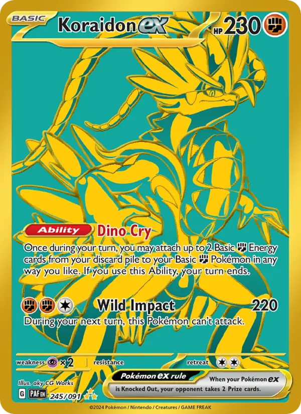 Koraidon ex — Paldean Fates card #245