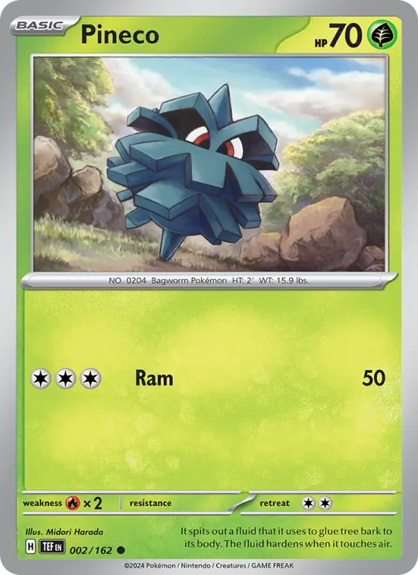 Pineco — Temporal Forces card #002