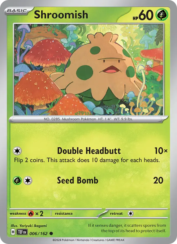 Shroomish — Temporal Forces card #006