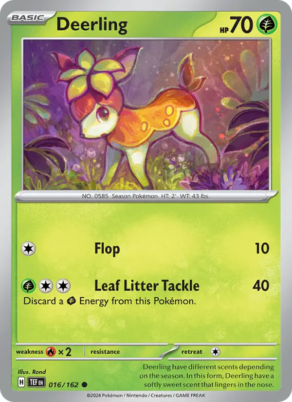Deerling — Temporal Forces card #016