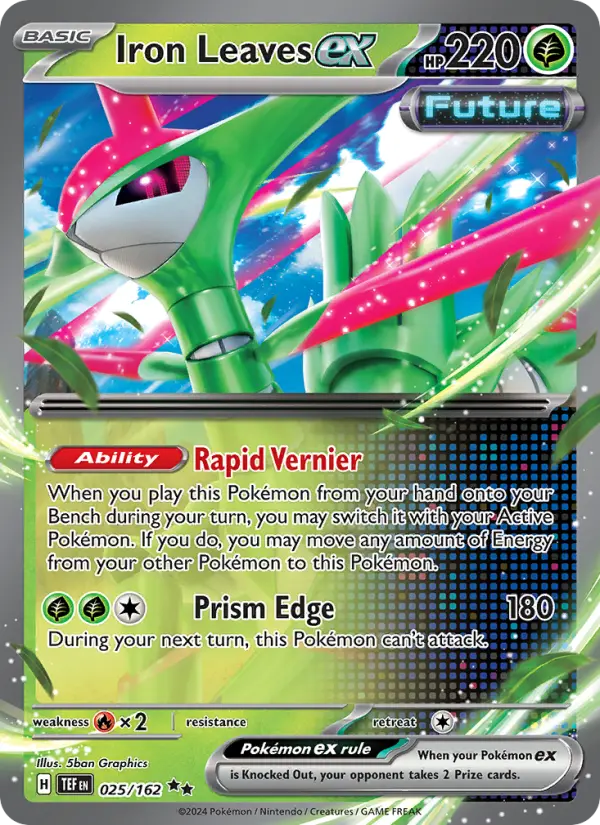 Iron Leaves ex — Temporal Forces card #025