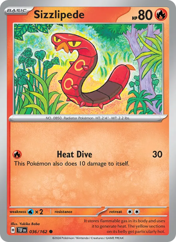 Sizzlipede — Temporal Forces card #036