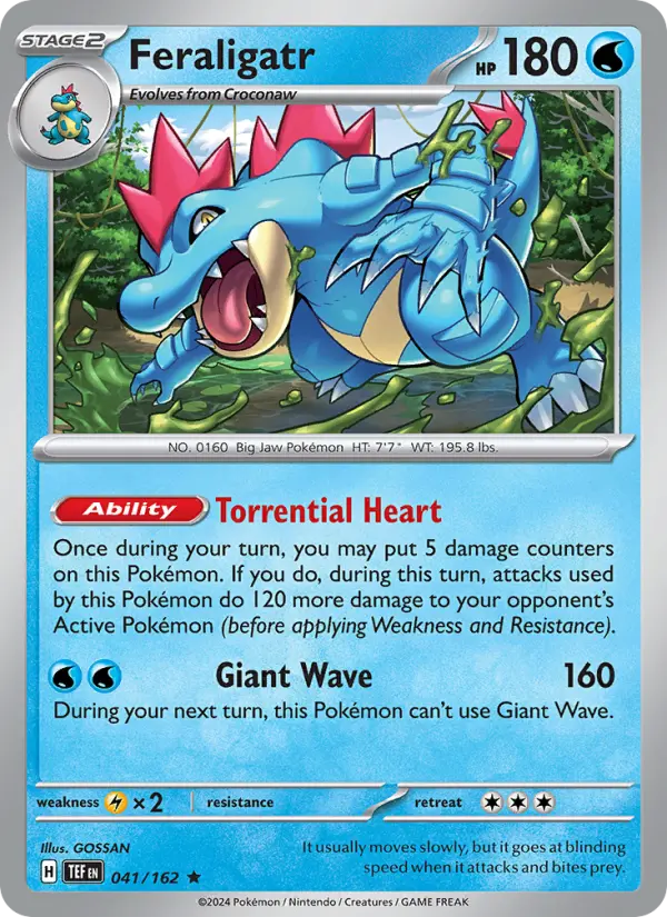 Feraligatr — Temporal Forces card #041