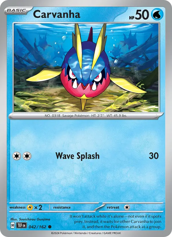 Carvanha — Temporal Forces card #042