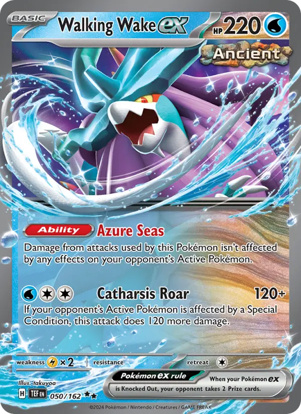Walking Wake ex — Temporal Forces card #050