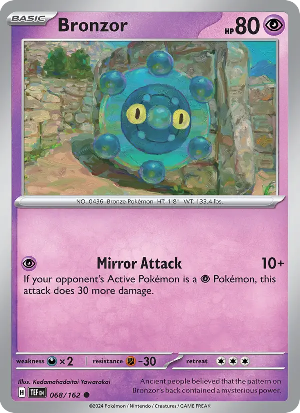 Bronzor — Temporal Forces card #068