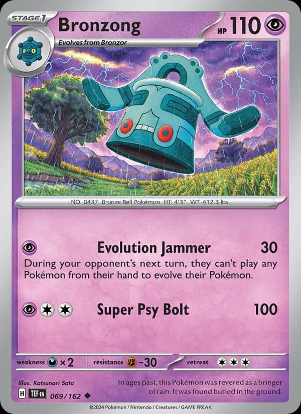 Bronzong — Temporal Forces card #069