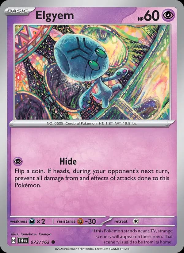 Elgyem — Temporal Forces card #073