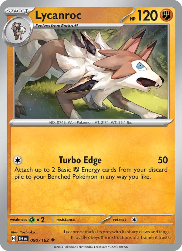 Lycanroc — Temporal Forces card #090
