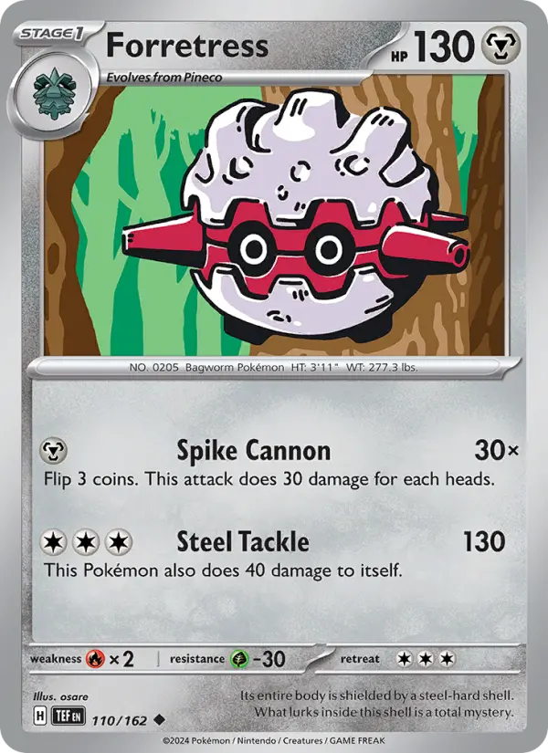 Forretress — Temporal Forces card #110