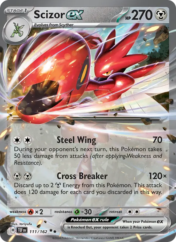 Scizor ex — Temporal Forces card #111