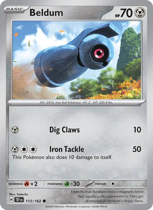 Beldum — Temporal Forces card #113