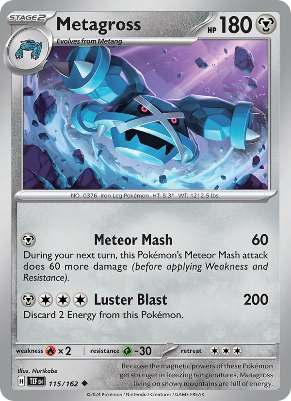 Metagross — Temporal Forces card #115