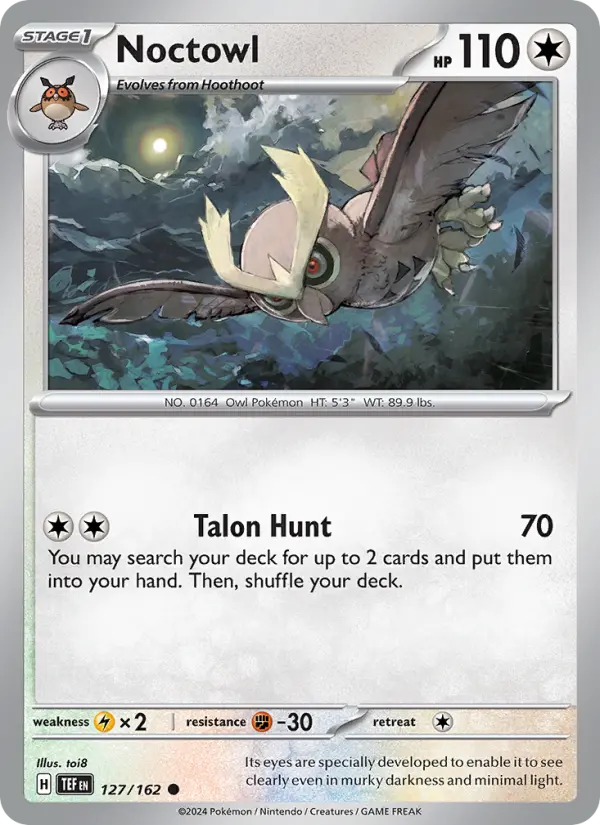 Noctowl — Temporal Forces card #127