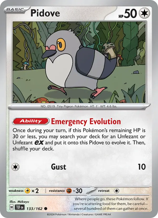Pidove — Temporal Forces card #133