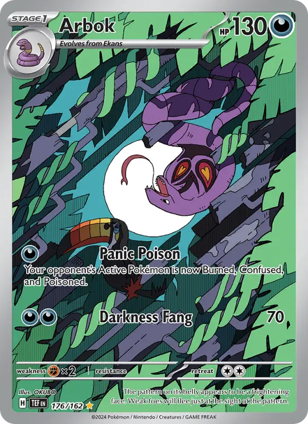 Arbok — Temporal Forces card #176