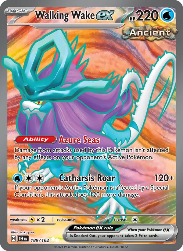 Walking Wake ex — Temporal Forces card #189