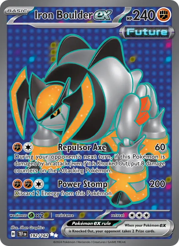 Iron Boulder ex — Temporal Forces card #192