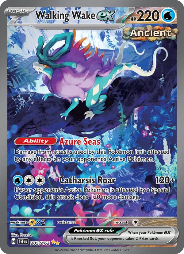 Walking Wake ex — Temporal Forces card #205