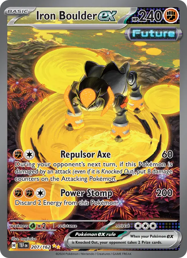Iron Boulder ex — Temporal Forces card #207