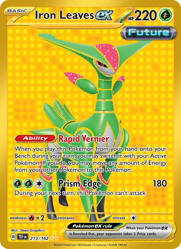 Iron Leaves ex — Temporal Forces card #213