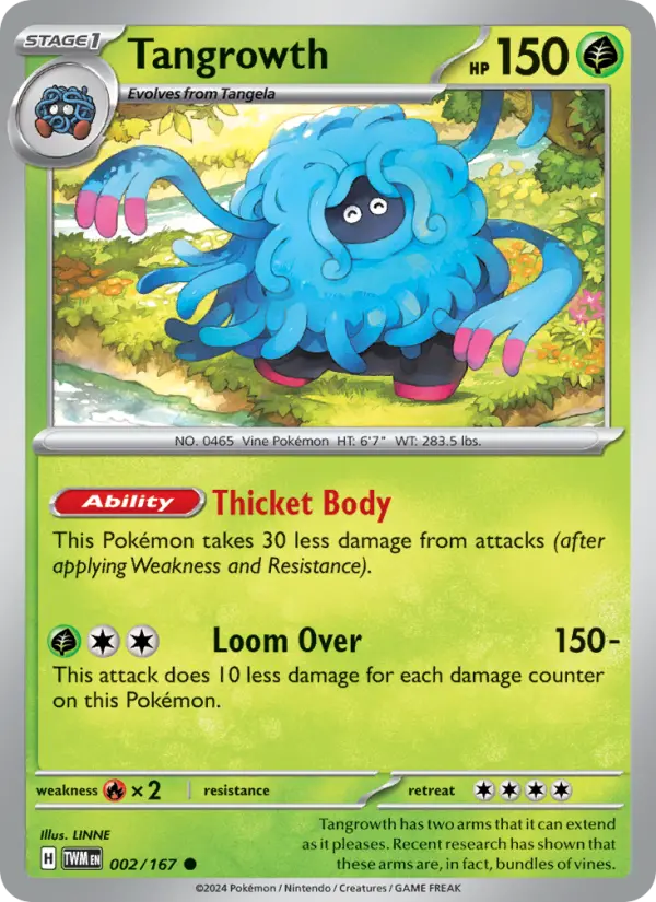 Tangrowth — Twilight Masquerade card #002