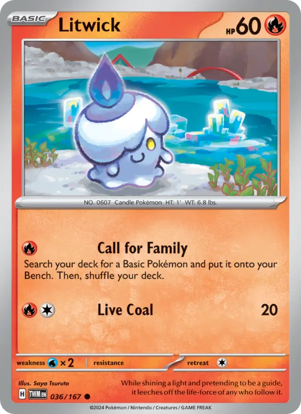Litwick — Twilight Masquerade card #036