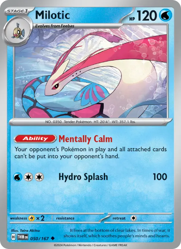 Milotic — Twilight Masquerade card #050