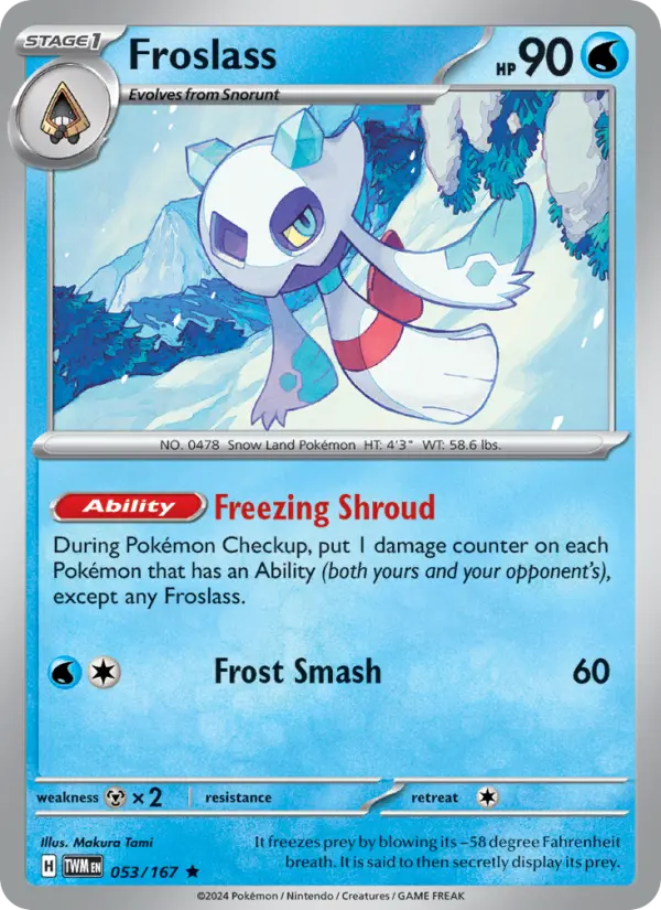 Froslass — Twilight Masquerade card #053