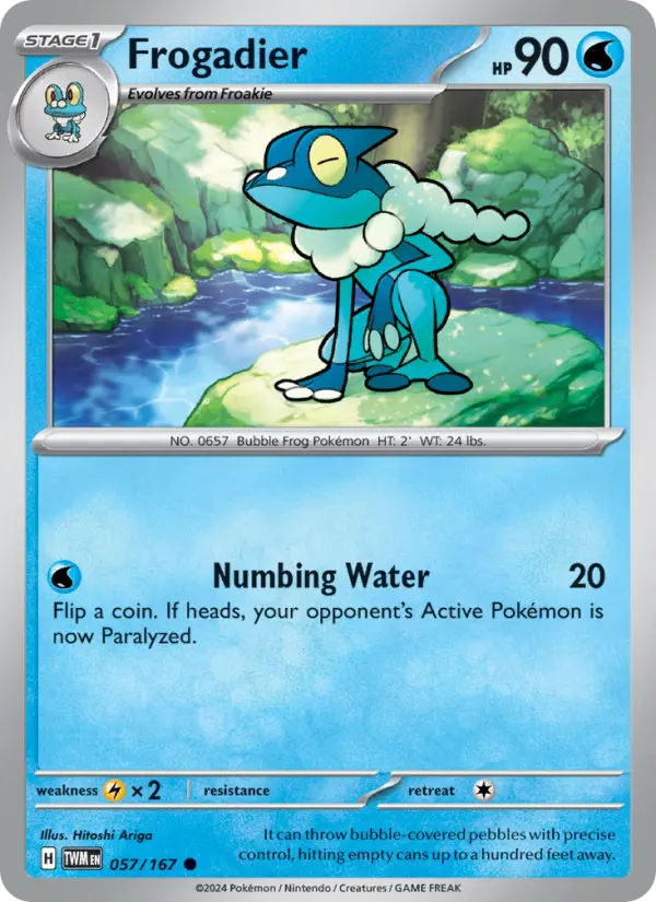 Frogadier — Twilight Masquerade card #057